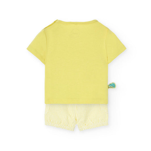 Conjunto corto cocodrilo para bebé niño