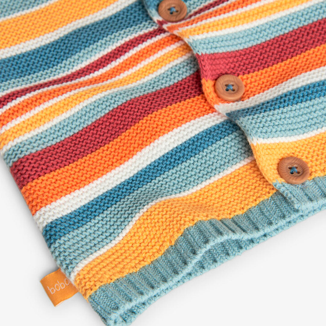 Suéter multicolor con capucha para bebé niño