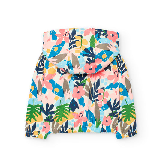 Sudadera estampada flores para mini niña