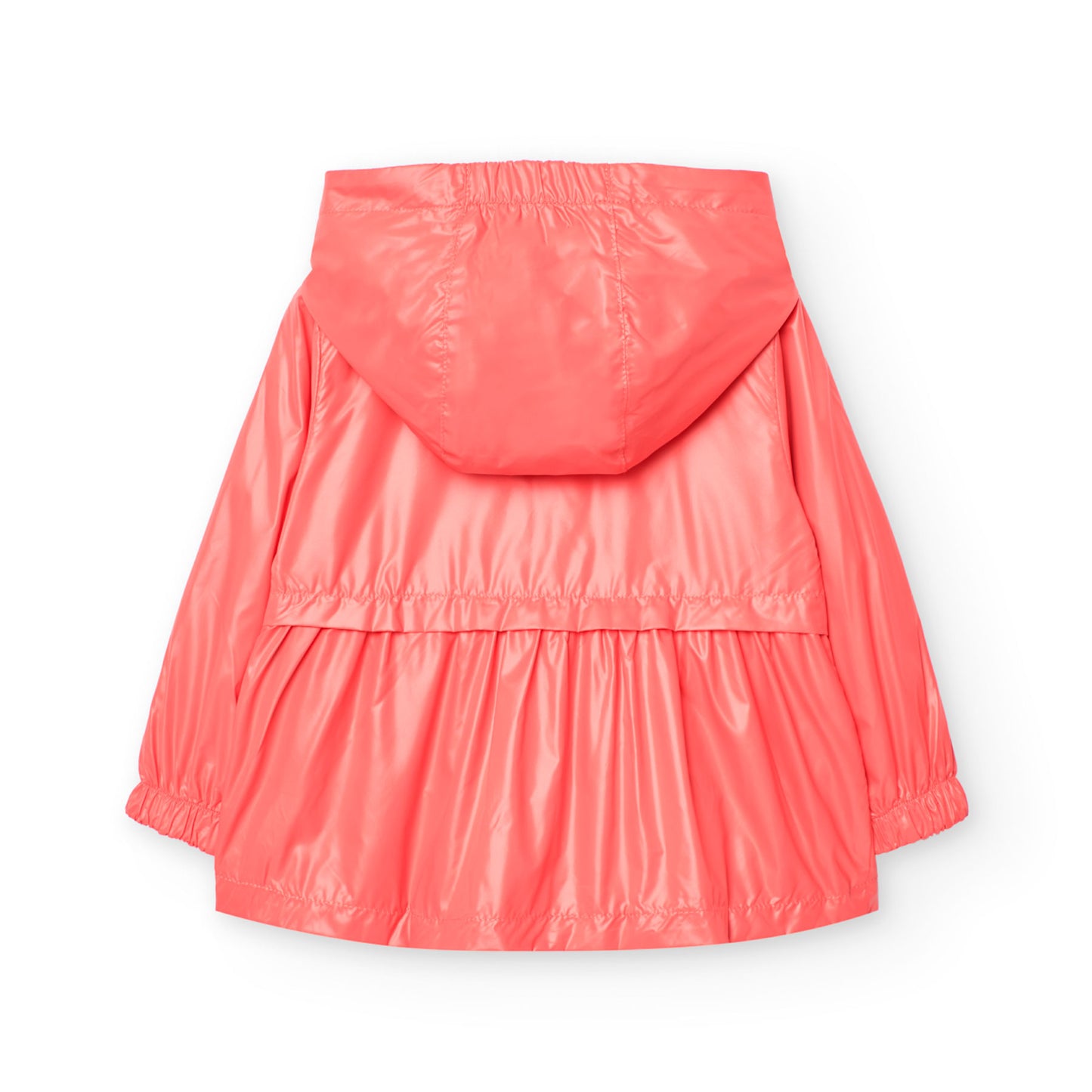 Impermeable reversible flores para mini niña