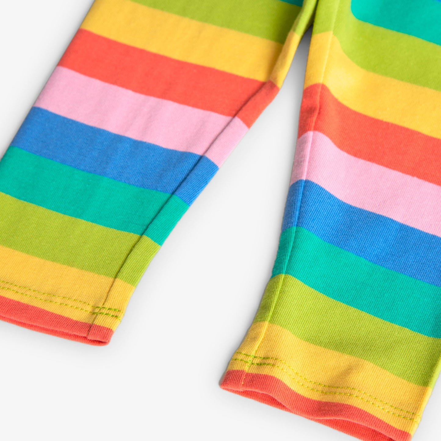 Conjunto colores blusa leggings para mini niña