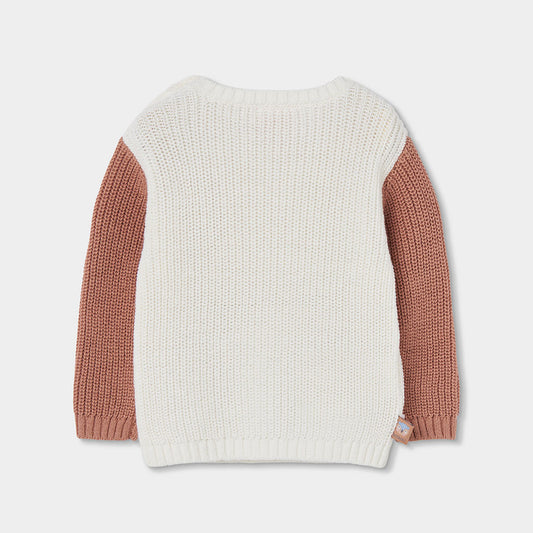 Suéter tricot búho bebé niño