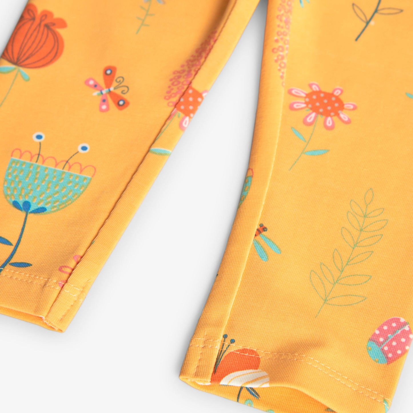 Conjunto amarillo blusa leggings para mini niña