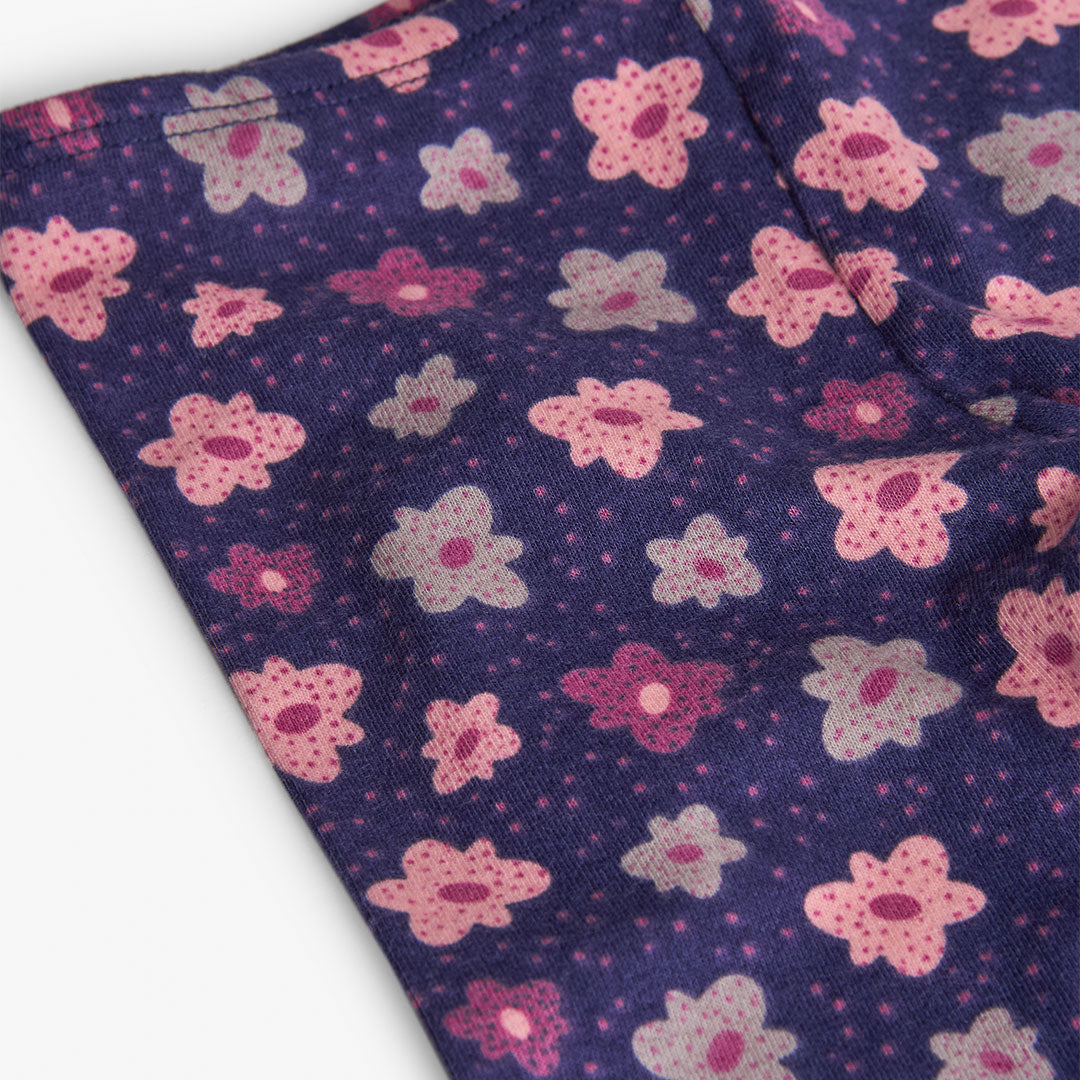 Conjunto lila sudadera con leggings mini niña