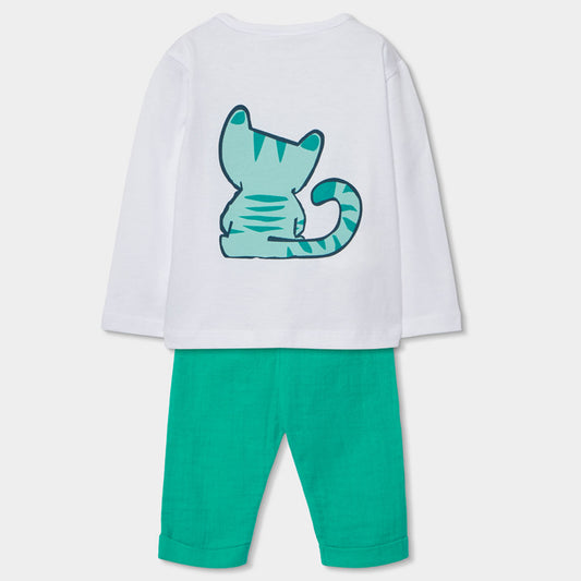 Conjunto aqua tigre bebé niño