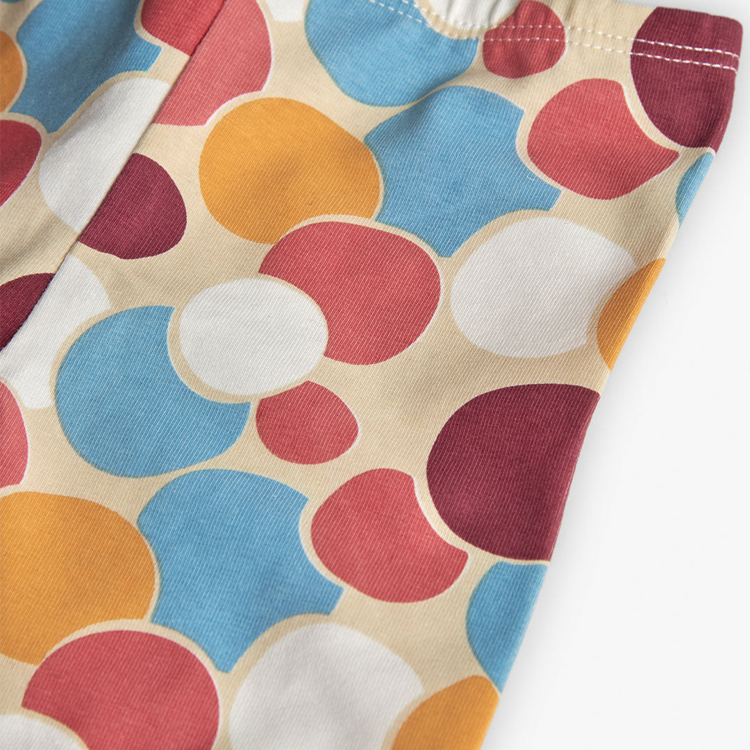 Conjunto topos blusa con leggings mini niña