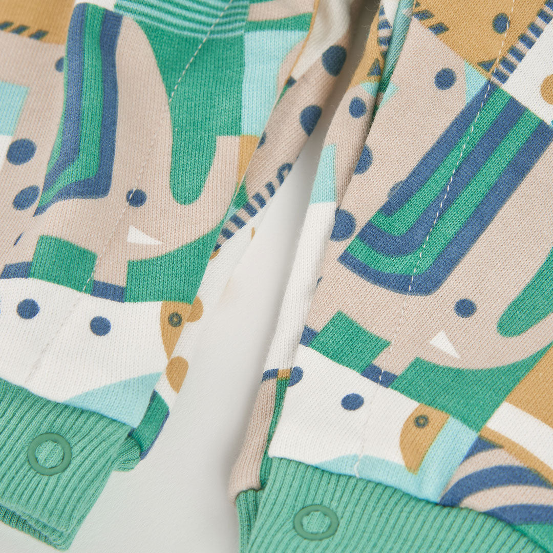 Conjunto overol azul estampado bebé niño