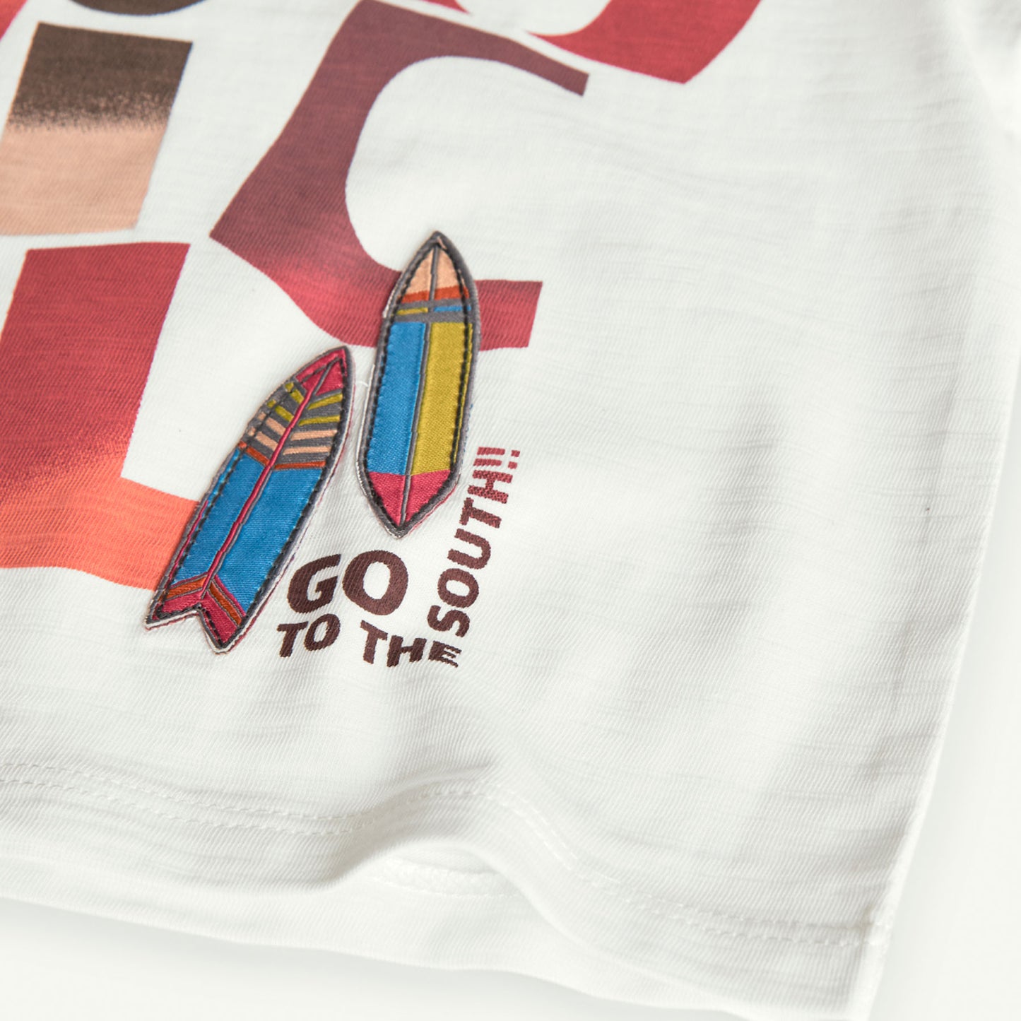 Conjunto tropical playera con short para mini niño