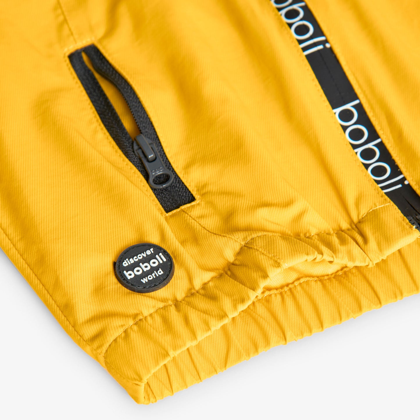 Chamarra impermeable amarillo para mini niño