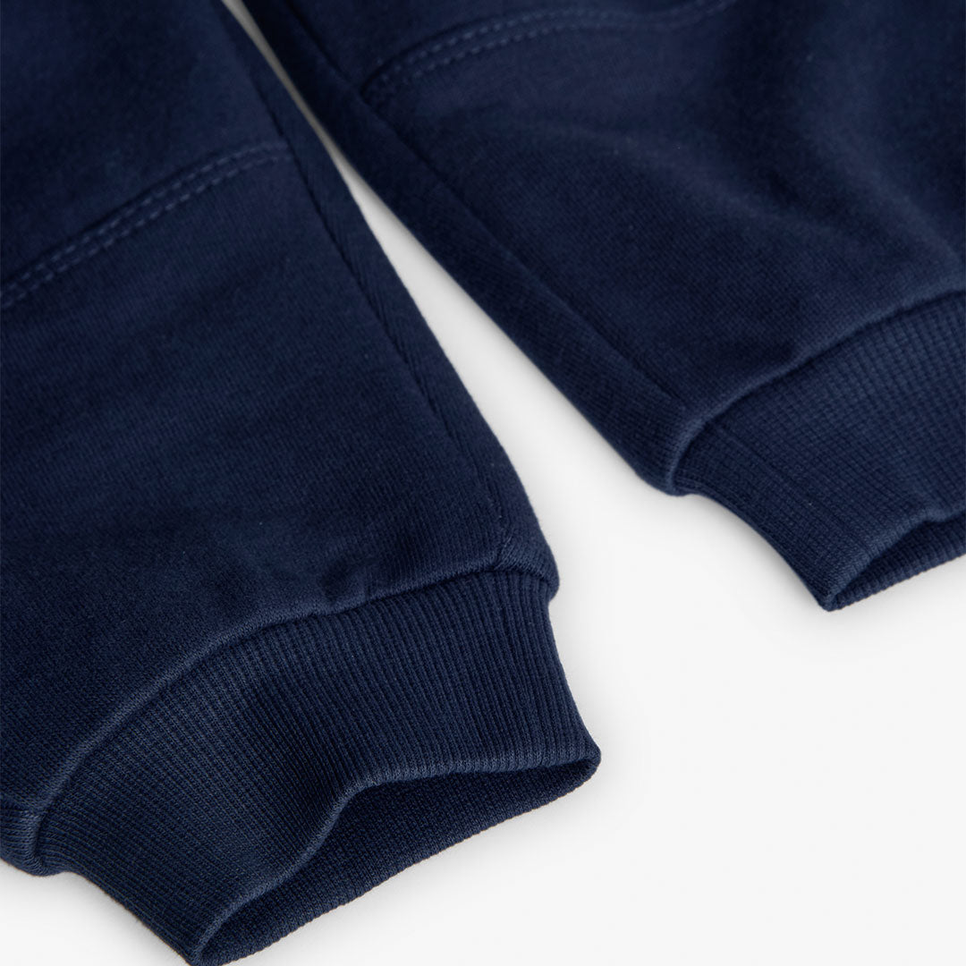 Pants felpa azul marino mini niño