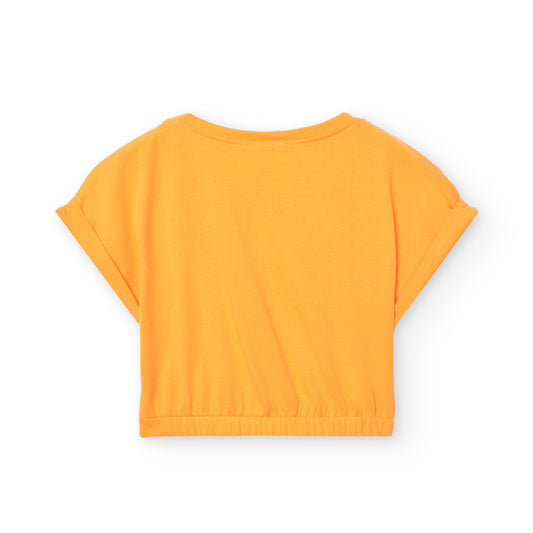 Blusa tropic mostaza para niña jr