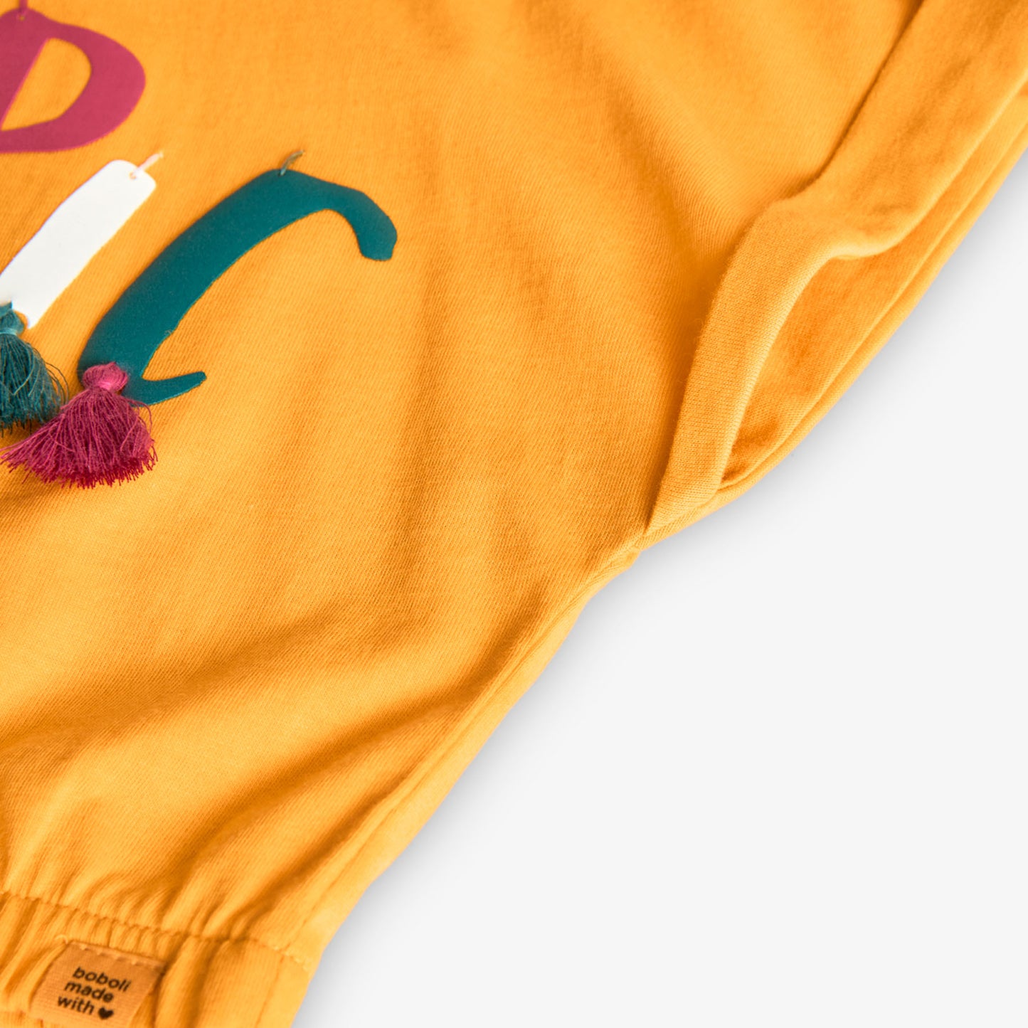 Blusa tropic mostaza para niña jr
