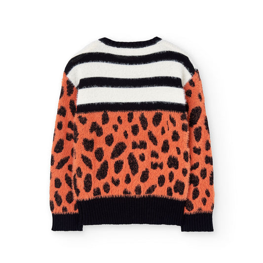 Suéter animal print niña jr
