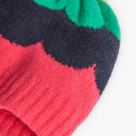 Set rosa/azul bufanda, cuello y guantes mini niña y niña jr