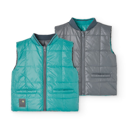 Chaleco acolchado reversible para mini niño y niño jr