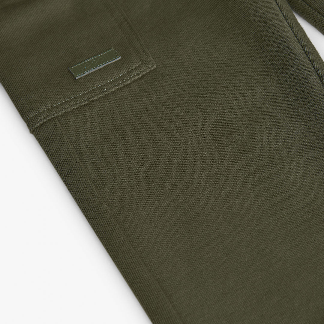 Conjunto playera con pants verde niño jr