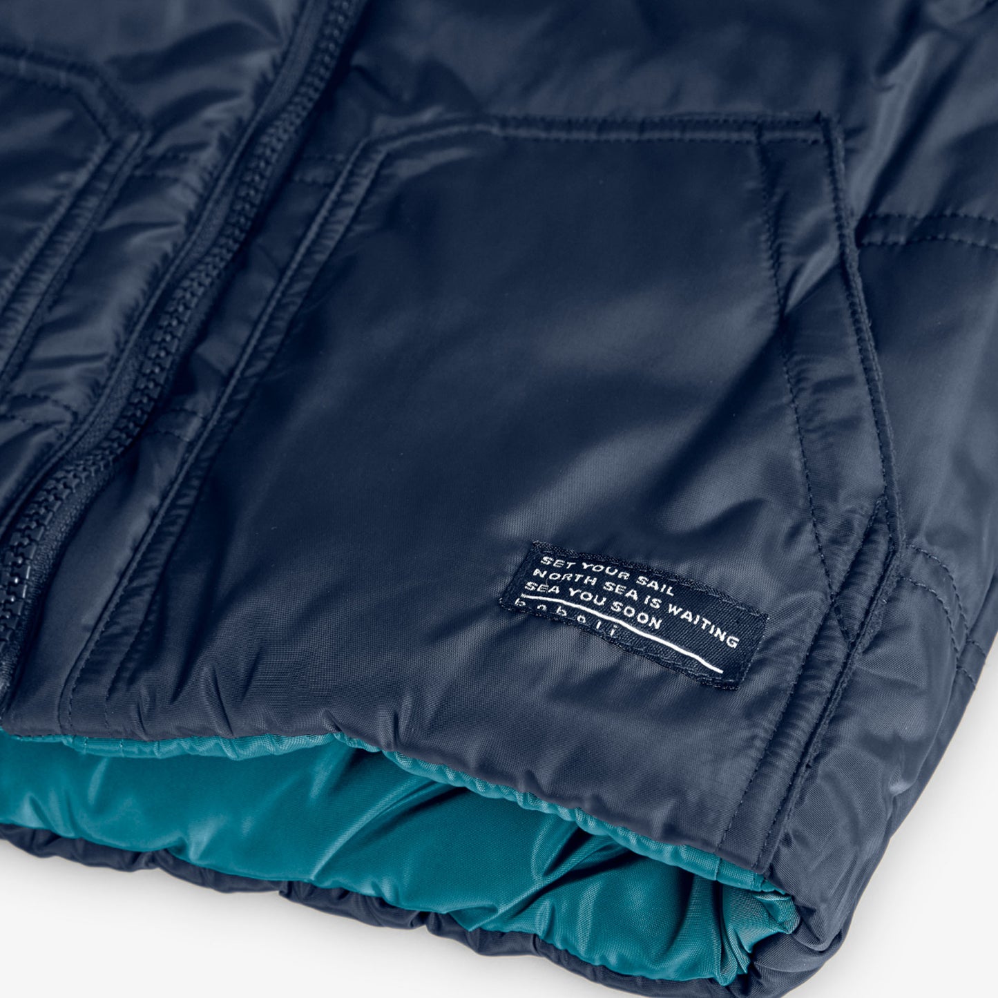 Chaleco reversible azul billar niño jr