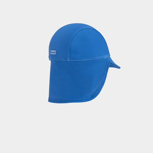 Gorra azul poliamida para mini niño