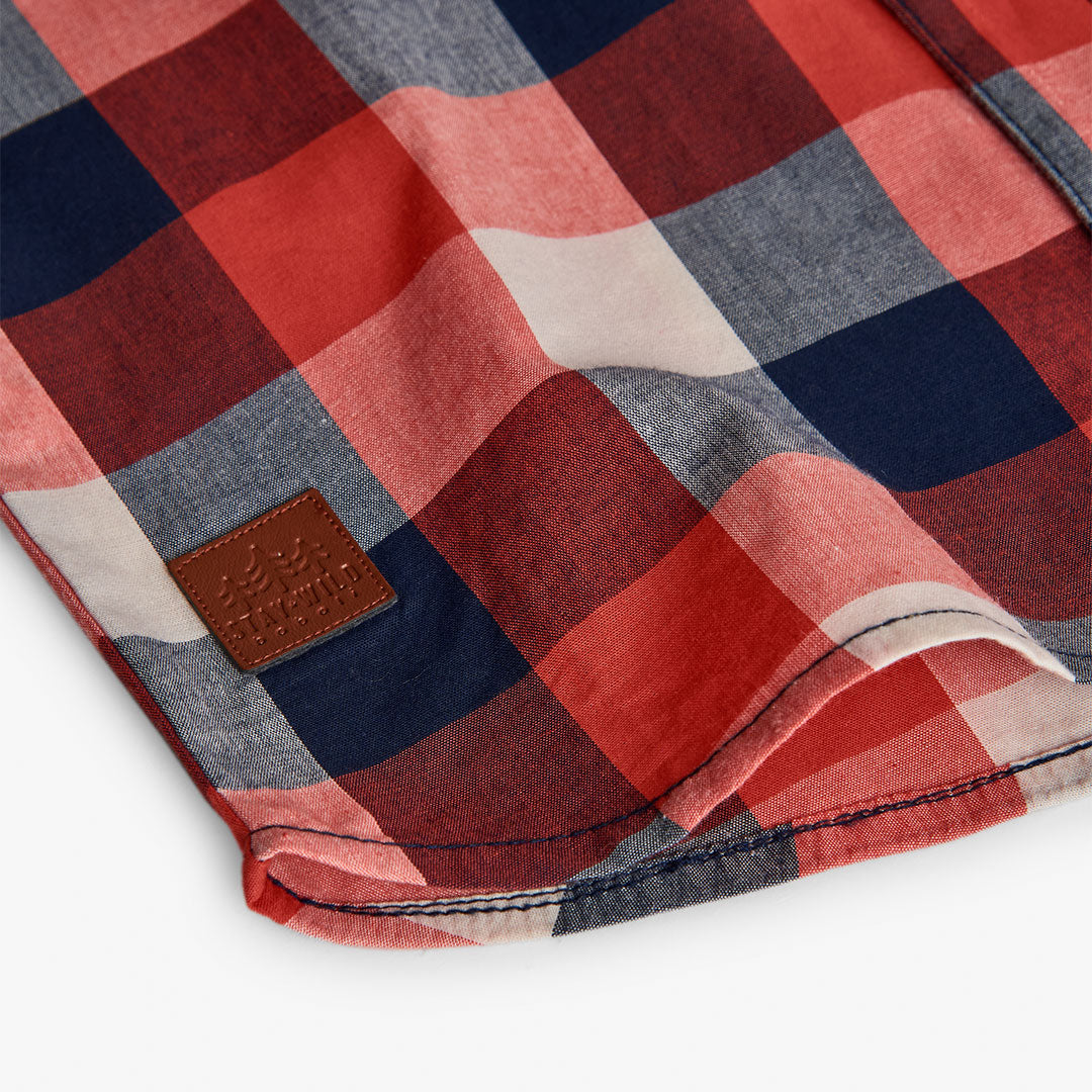 Camisa viella cuadros niño jr