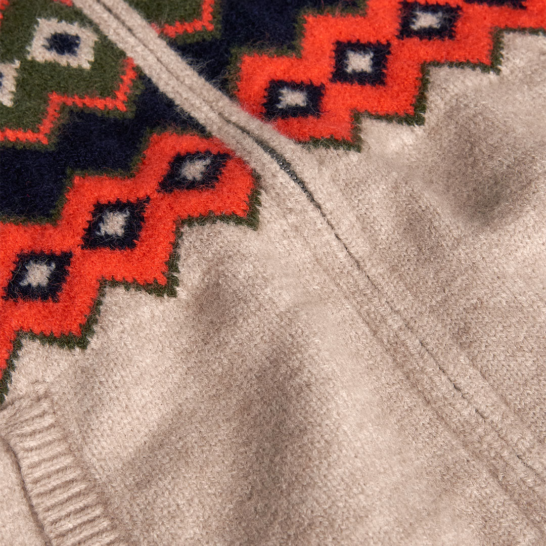 Suéter chaqueta beige vigoré niño jr