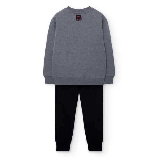 Conjunto de pants felpa ski niño jr