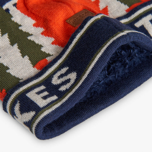 Set bufanda, cuello y guantes azul mini niño y niño jr