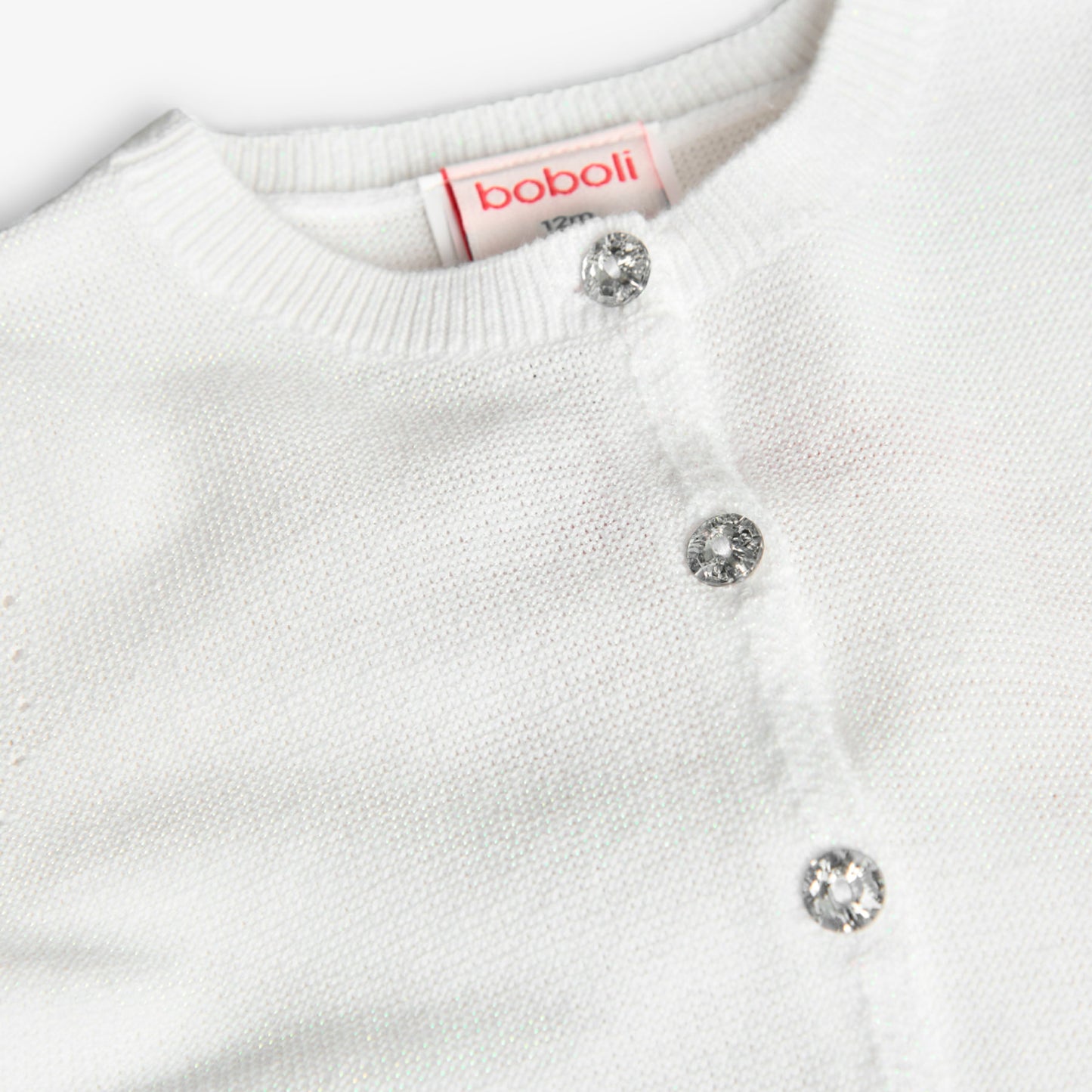 Suéter torera blanca para mini niña