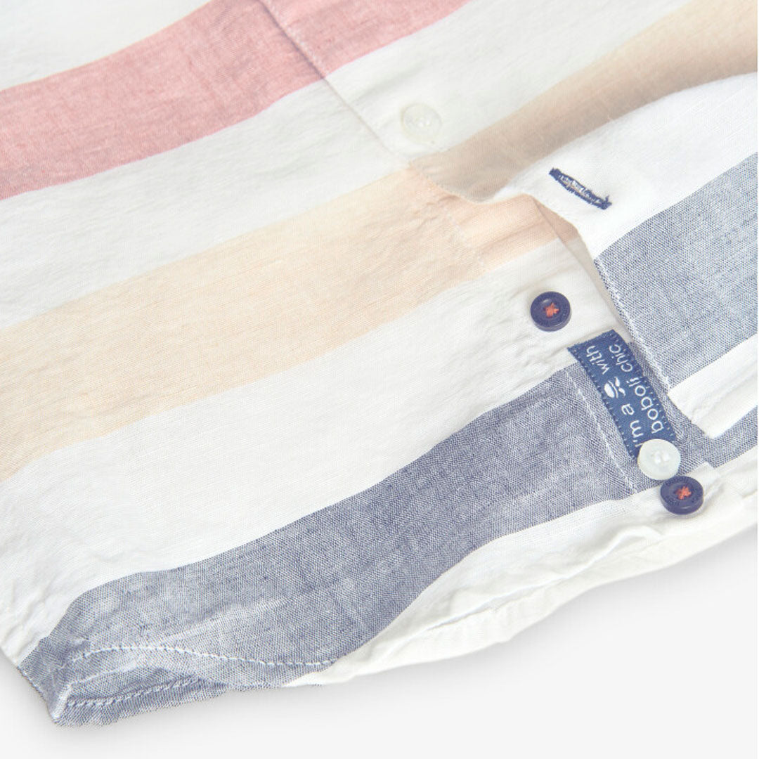 Camisa de lino rayas para niño jr