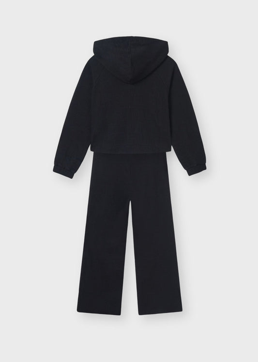 Conjunto de pants negro niña jr
