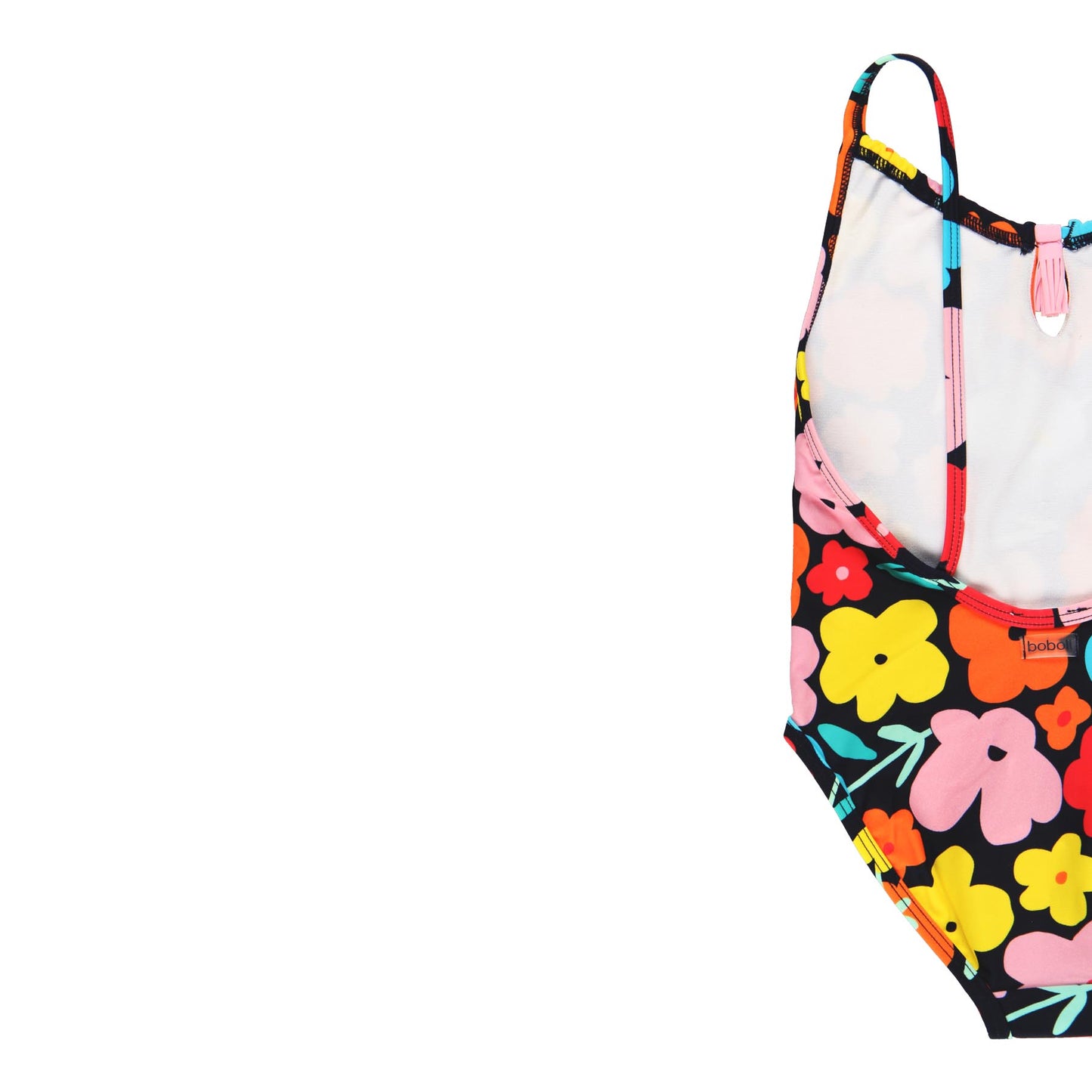 Traje de baño flores mini niña