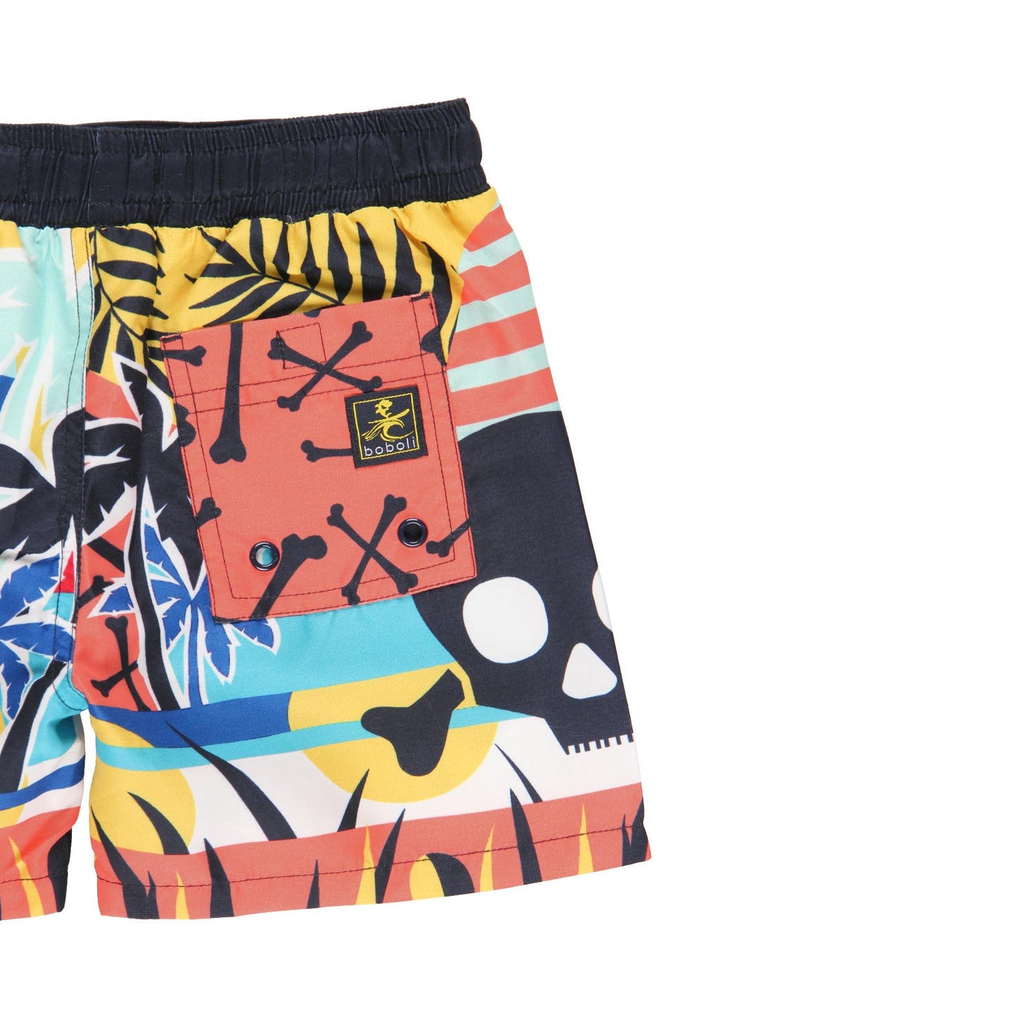 Traje de baño short pirata mini niño jr