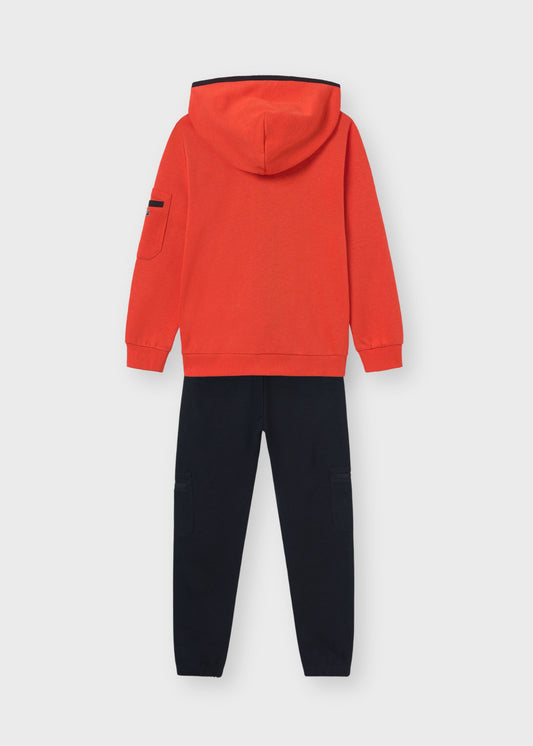 Conjunto de pants negro niño jr