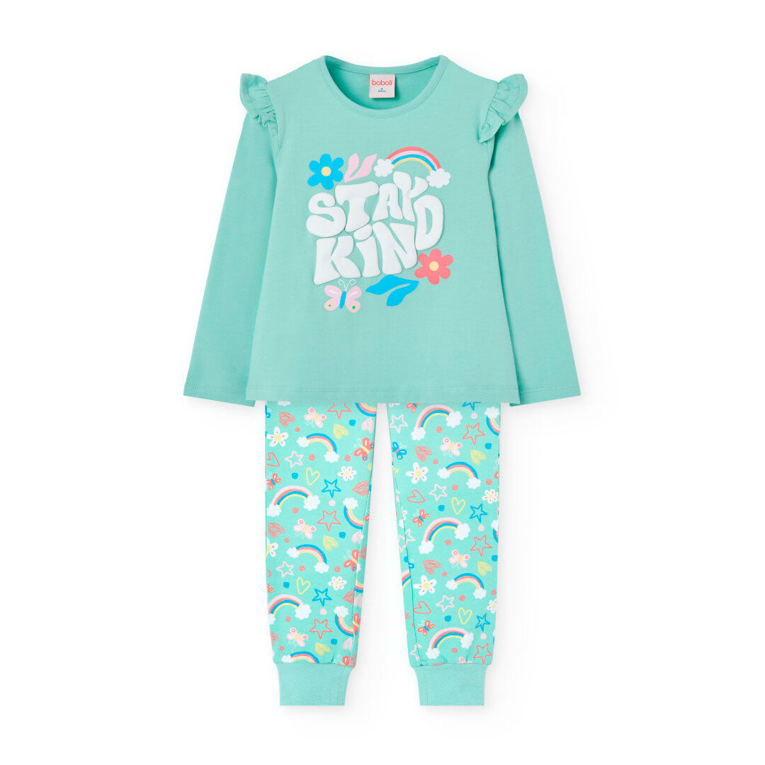 Pijama ligera Aqua para mini niña y niña jr