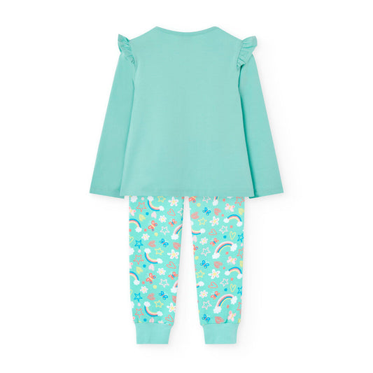 Pijama ligera Aqua para mini niña y niña jr