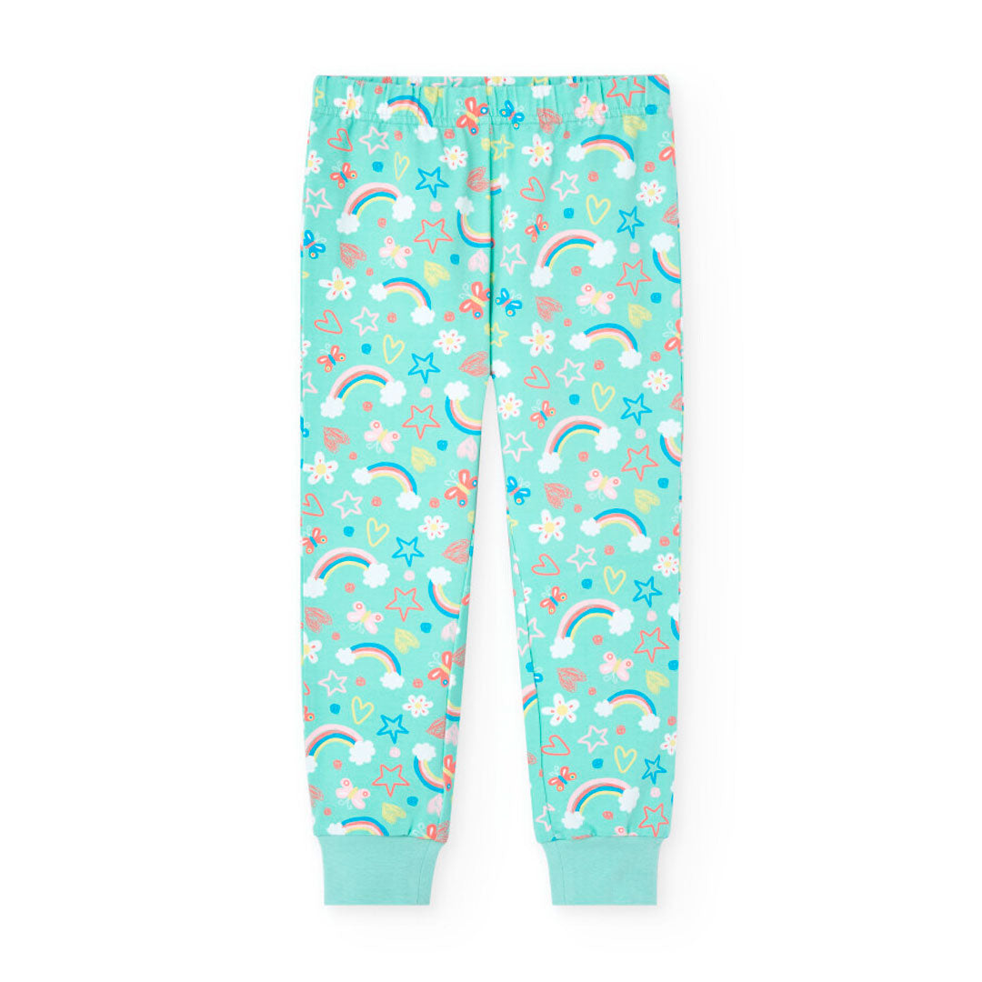 Pijama ligera Aqua para mini niña y niña jr