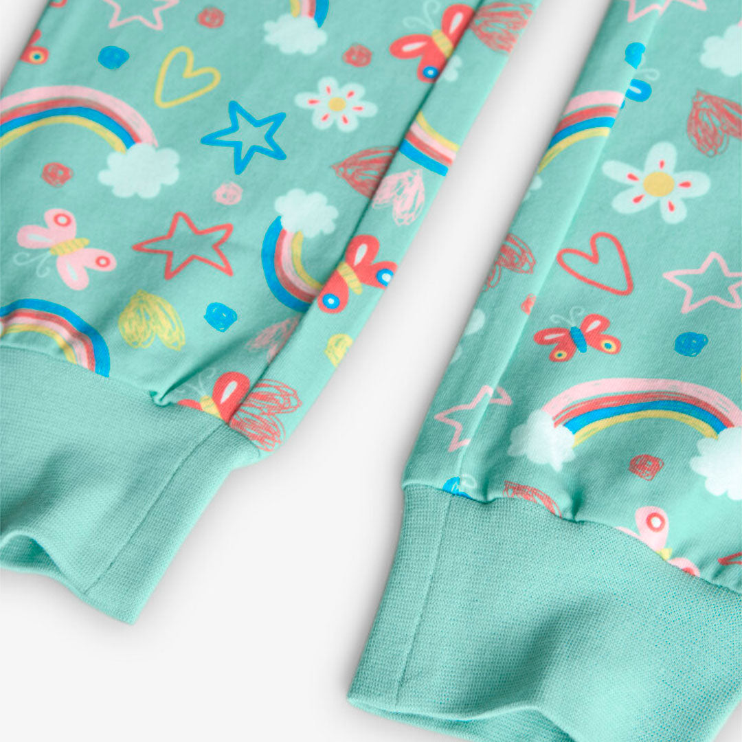 Pijama ligera Aqua para mini niña y niña jr