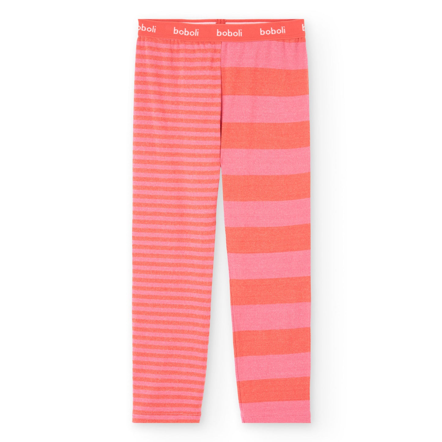 Pijama coral bicolor mini niña y niña jr