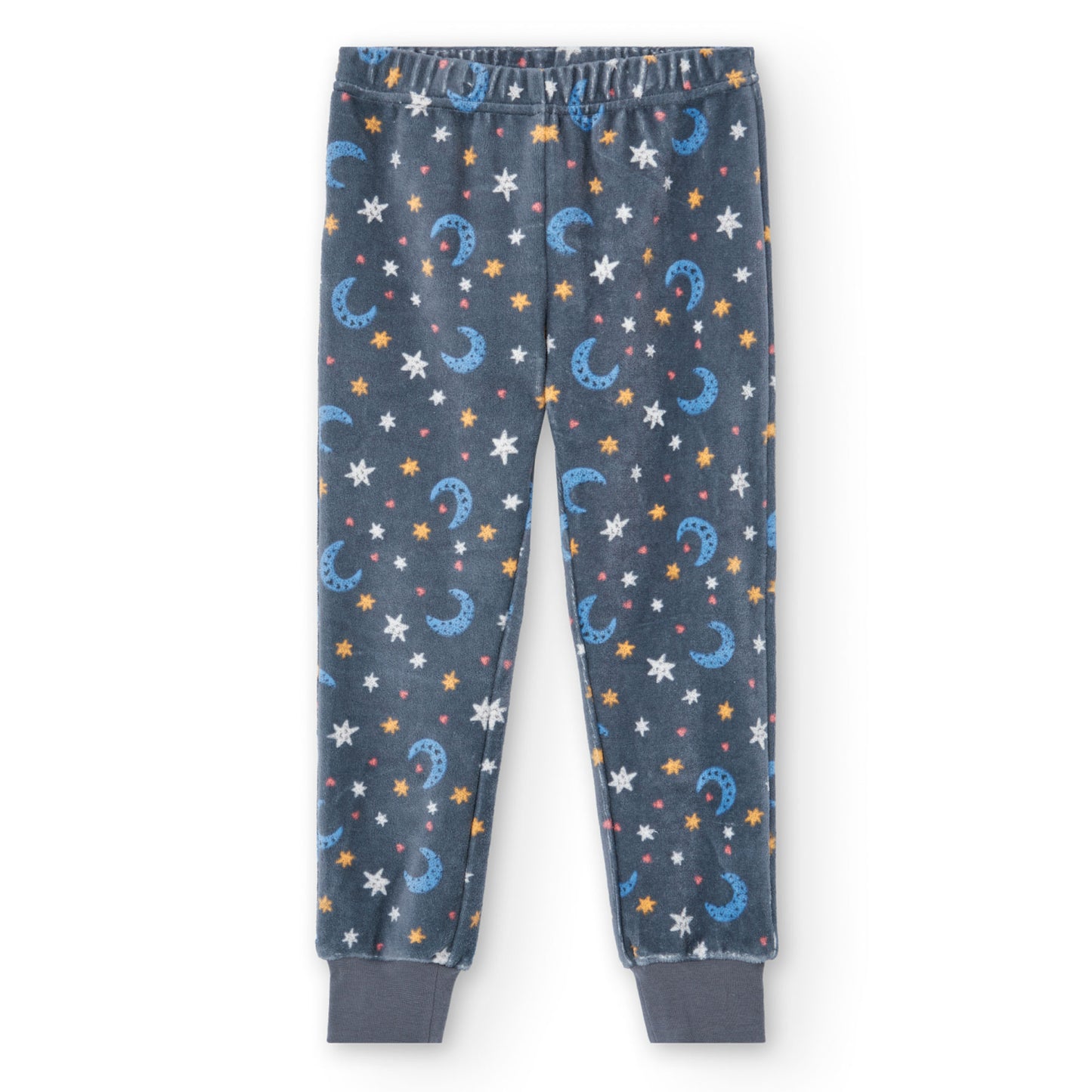 Pijama terciopelo noche mini niña y niña jr