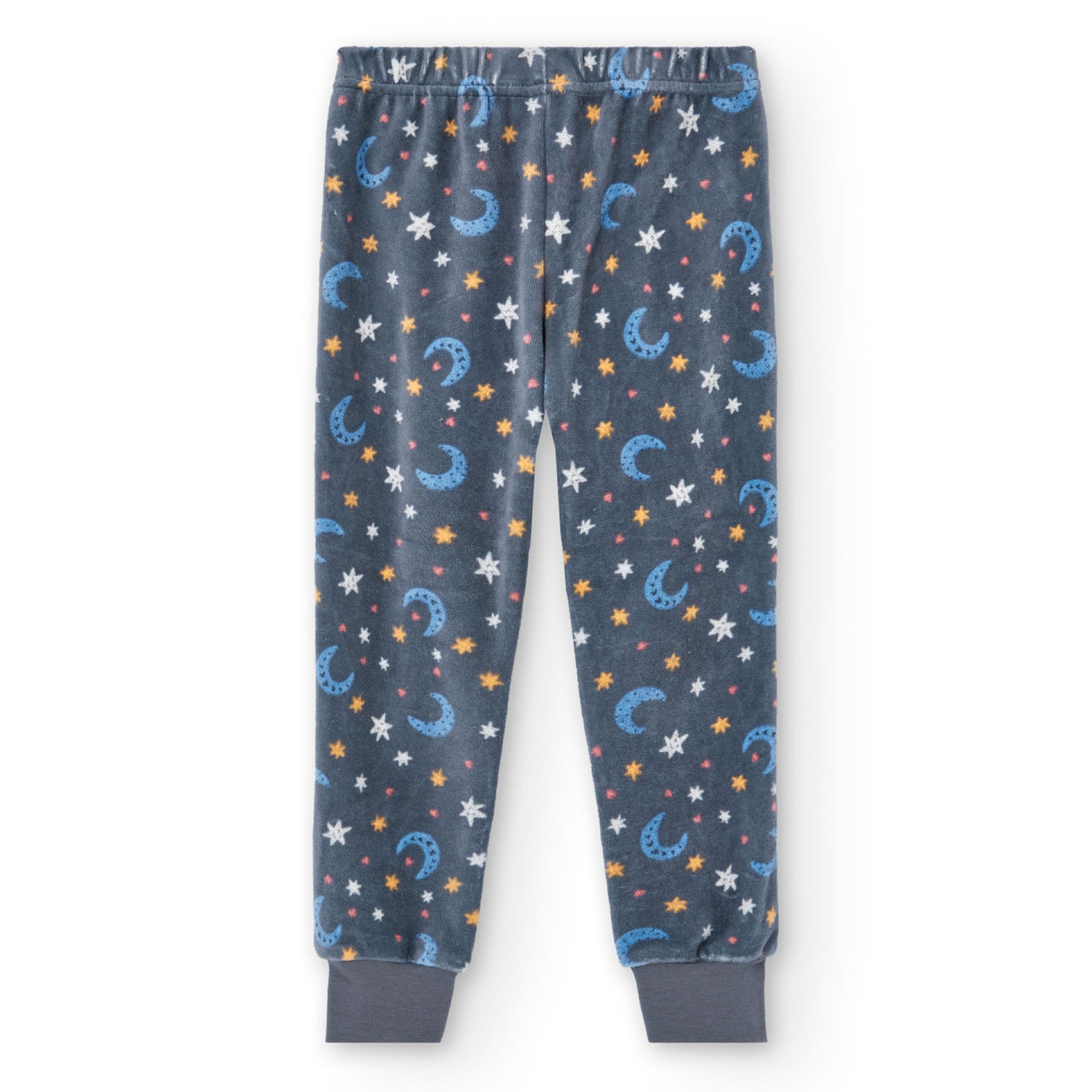 Pijama terciopelo noche mini niña y niña jr