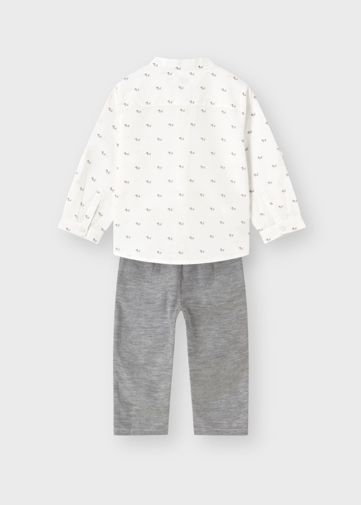 Conjunto lino camisa con pantalón para bebé niño
