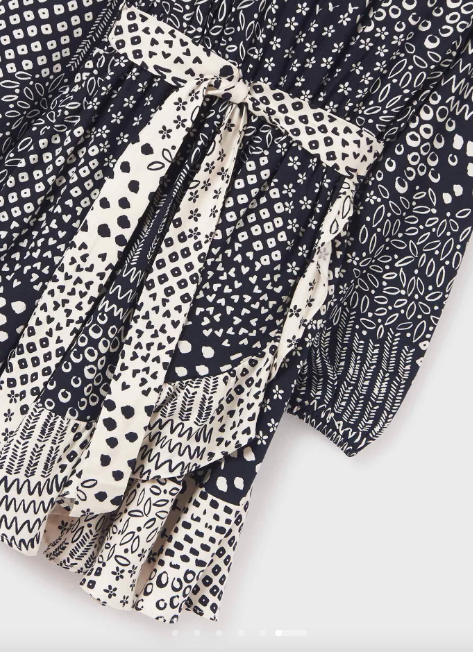 Vestido estampado niña jr