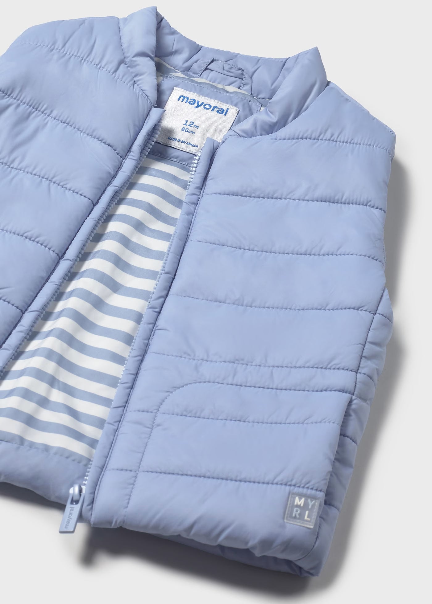Chaleco azul ultraligero para bebé niño