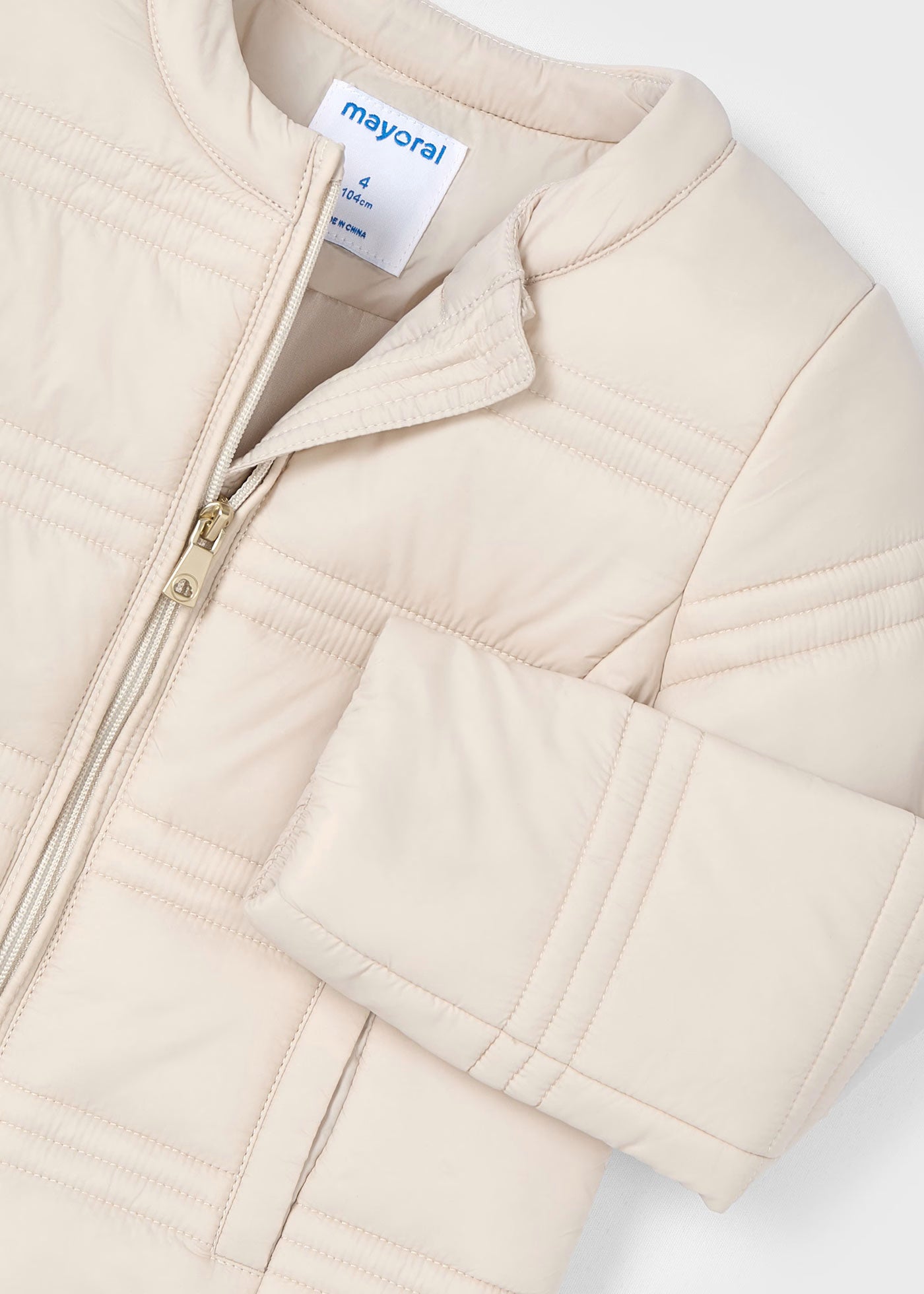 Cortavientos sepia mini niña