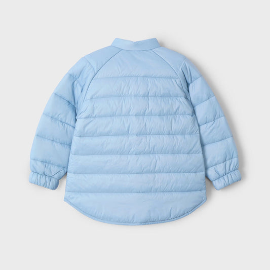 Chamarra ligera cortavientos azul mini niño