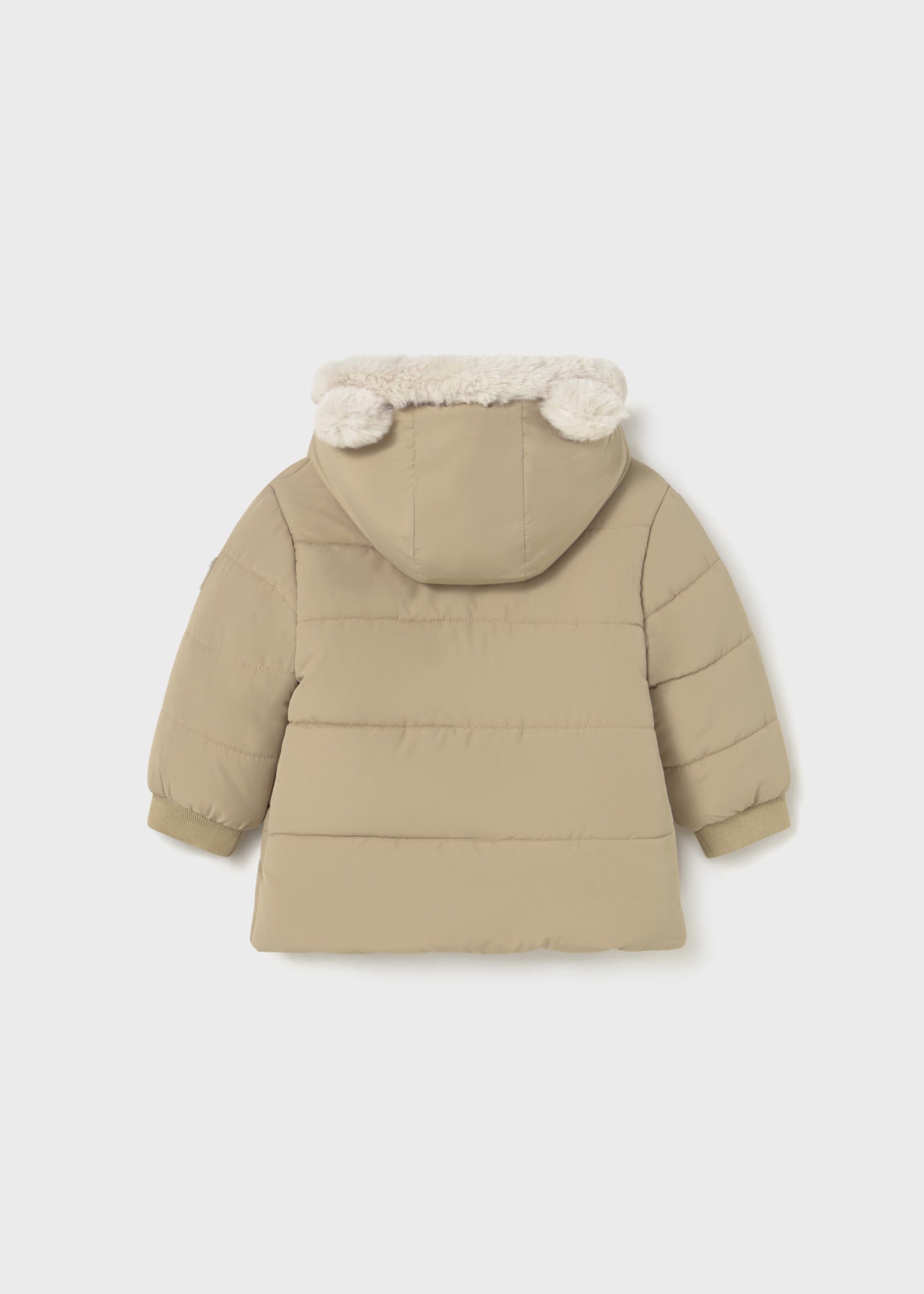 Chamarra pelo beige bebé niño