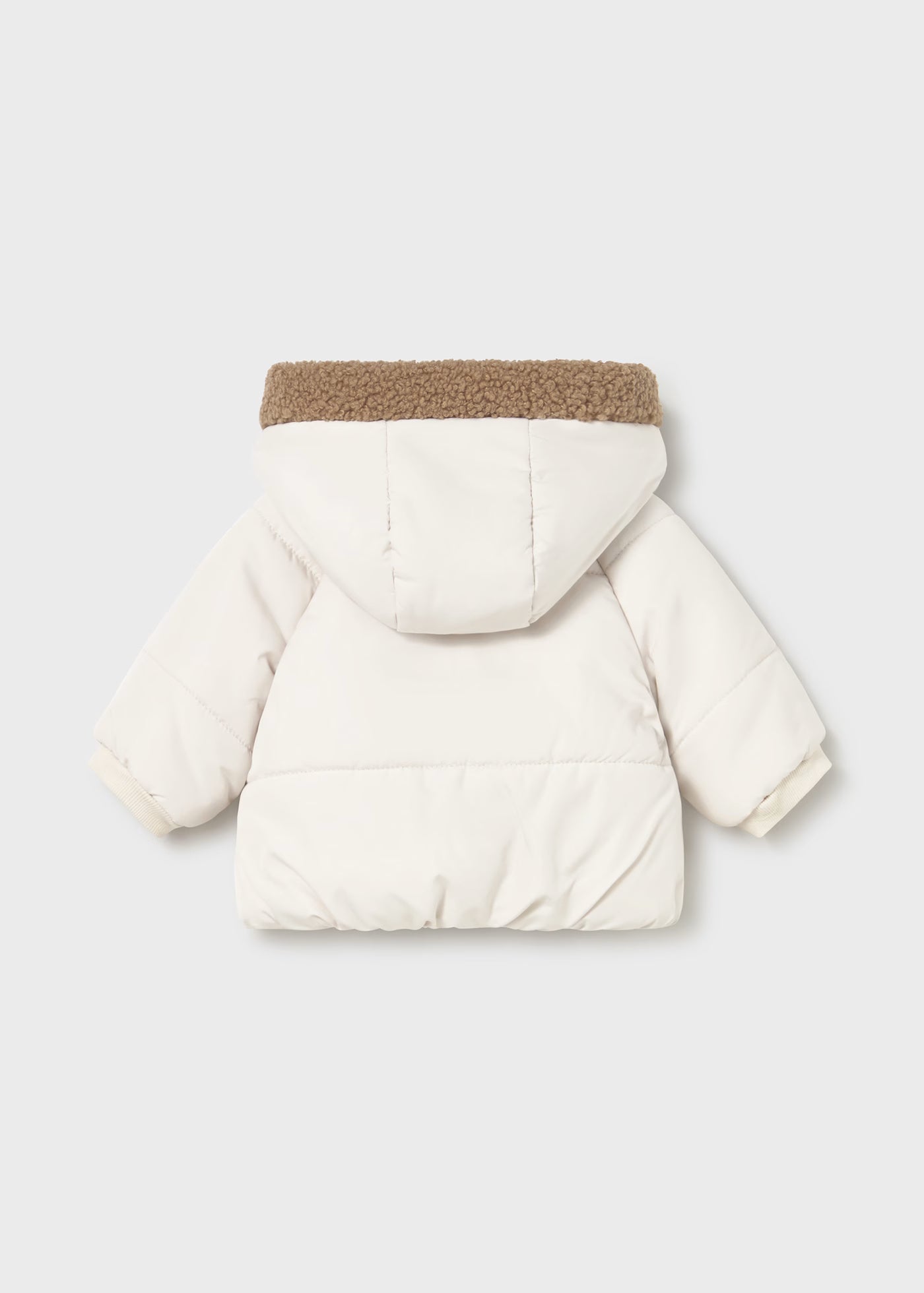 Chamarra reversible beige recién nacido