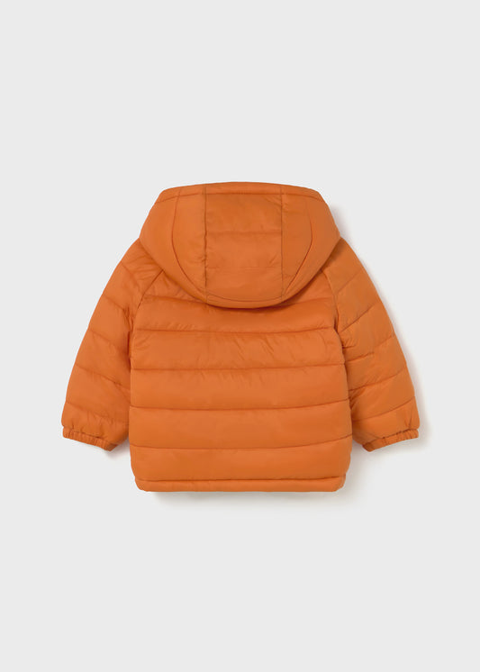 Chamarra naranja reversible soft bebé niño