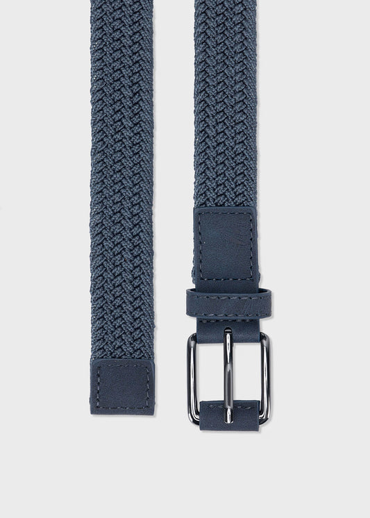 Cinturón trenzado azul mini niño