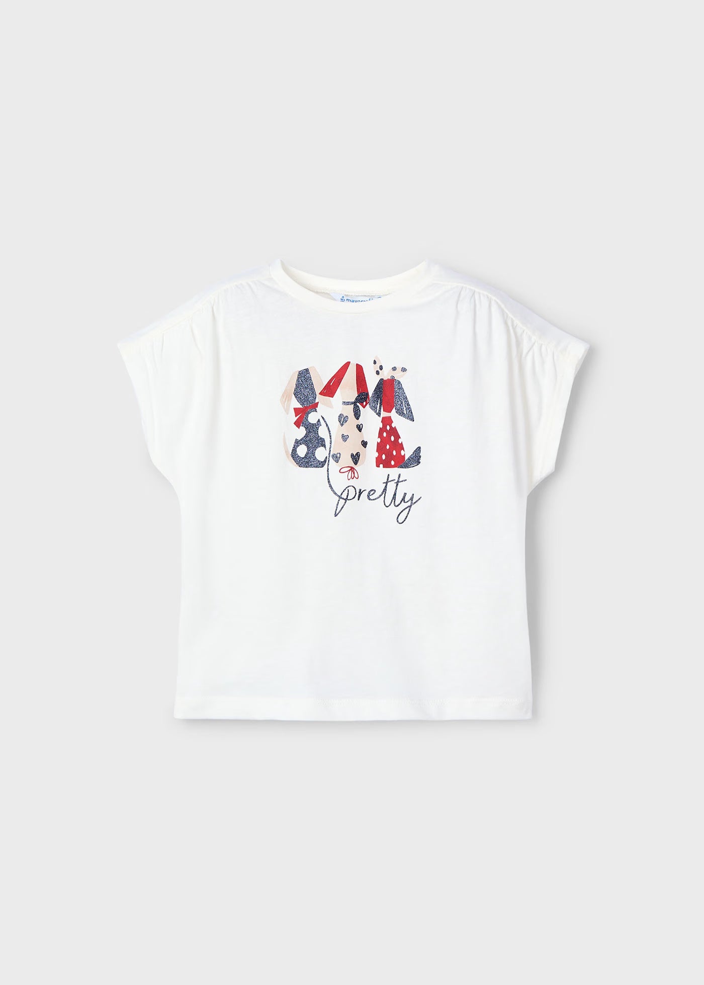 Conjunto blusa con 2 leggings mini niña