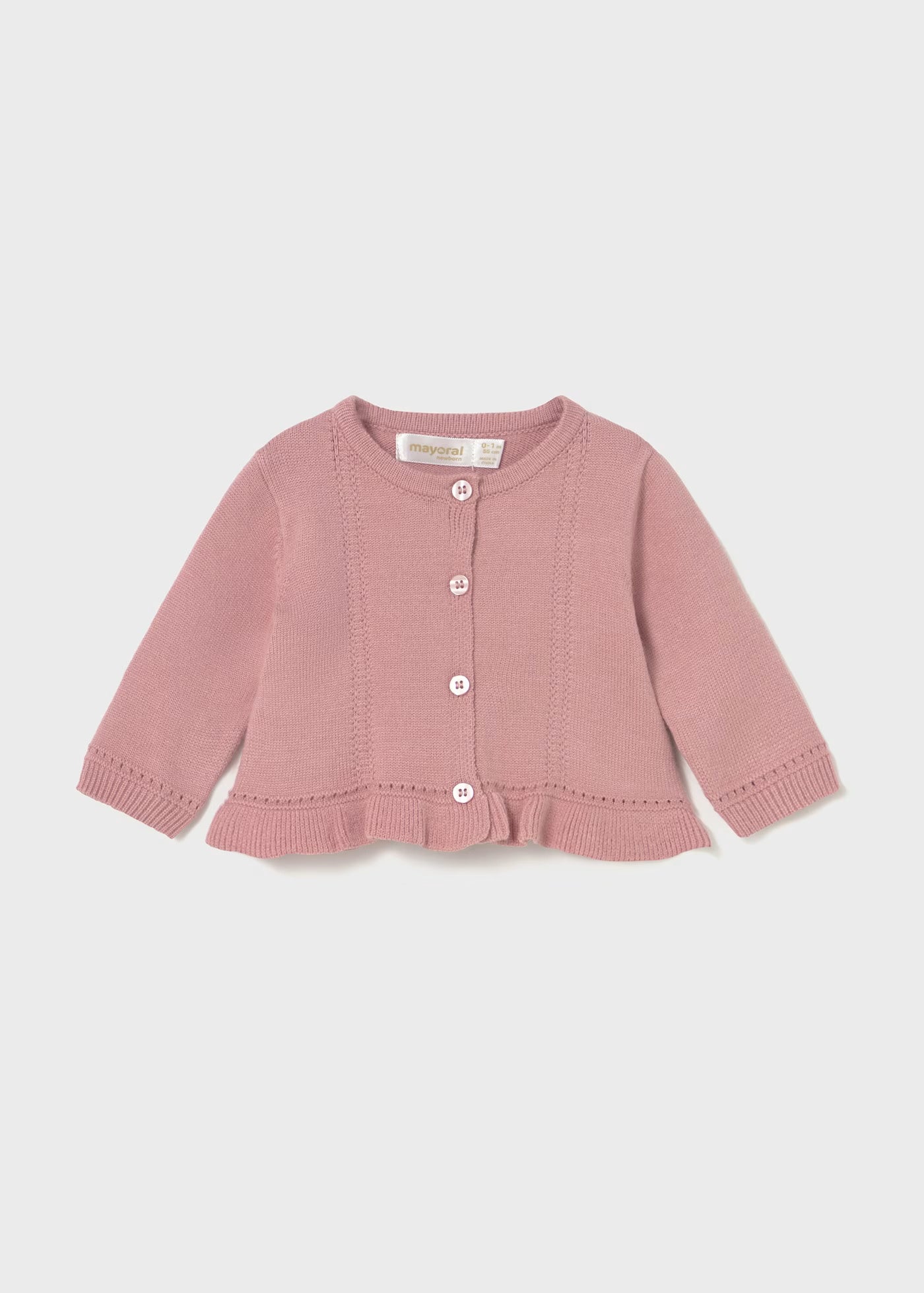 Conjunto rosa 3 piezas recién nacida